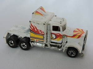 white toy semi trucks