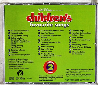 キッズ・ファミリー Disney's 100 Children's Favourite Songs Walt Disney Records 100 Children's Favourite Songs