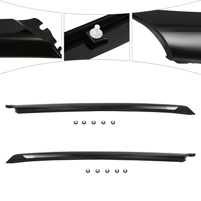 Pair Rear Right +Left Side Pillar Molding Trim For Nissan Maxima 2016-2021 