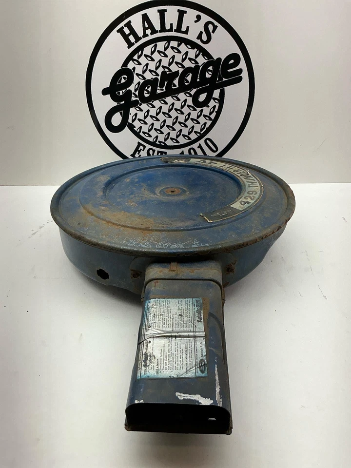 69 THUNDERBIRD 429 Thunder Jet 4bbl Limpiador de Aire Base Tapa Snorkel Fabricante Original Foto 2 de 4