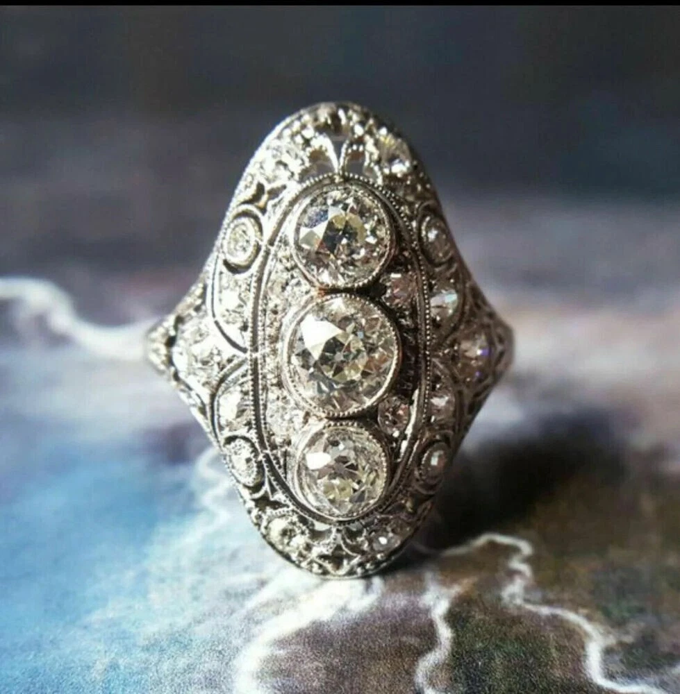 Share 156+ vintage art deco engagement rings super hot xkldase.edu.vn