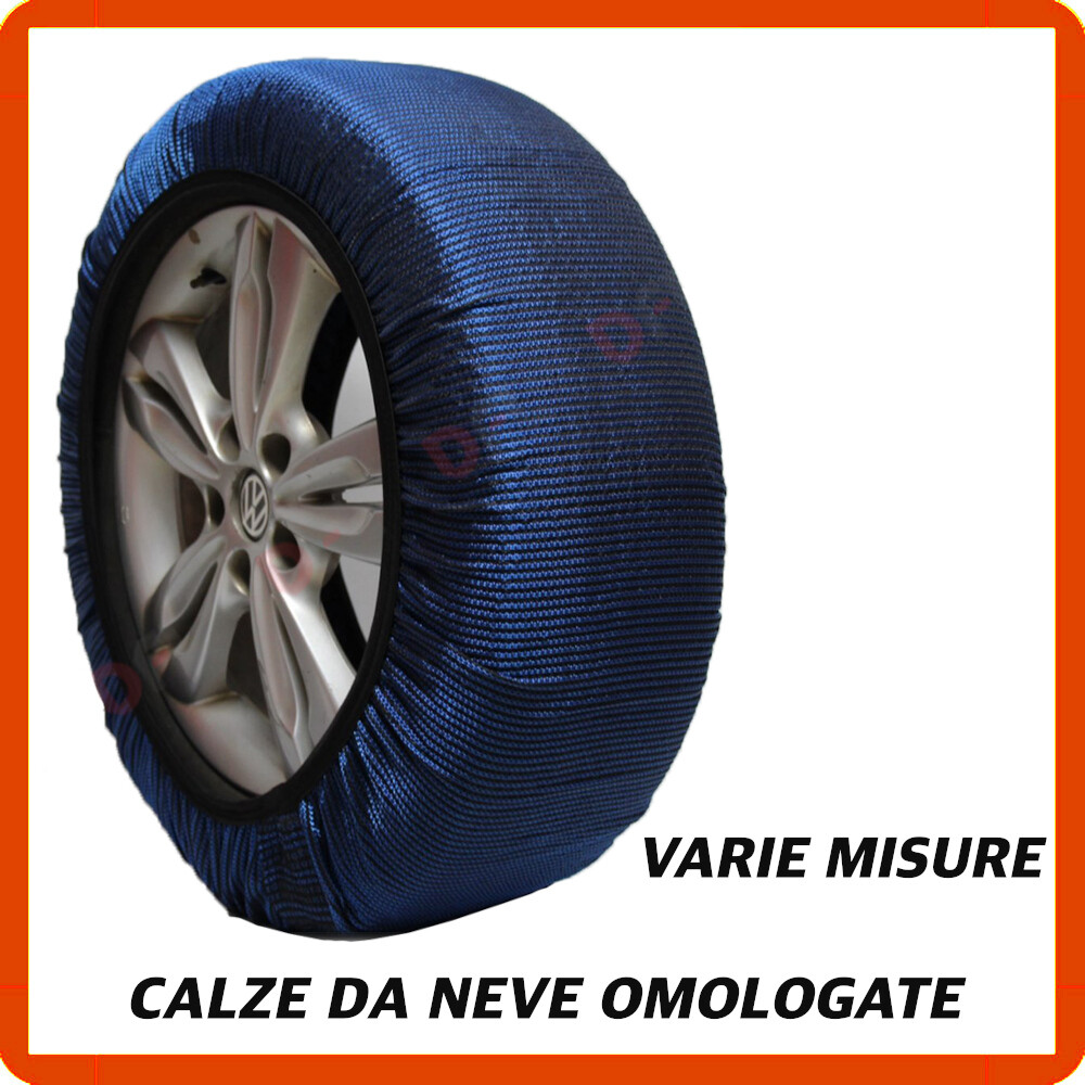 Calze da Neve Auto Camper Omologate Catene En 16662-1 Antigelo Antislittamento - Immagine 1