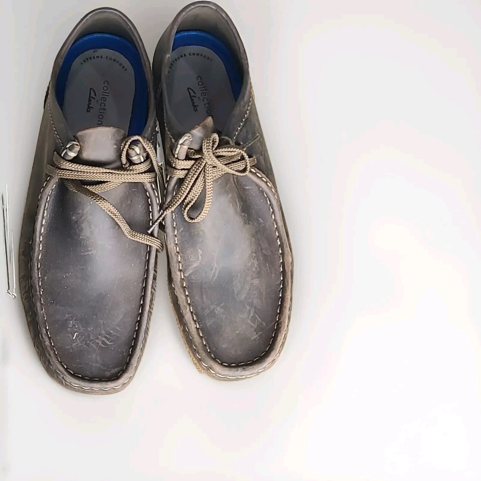 Oxford uomo Clarks Shacre II Run taglia 13 M uomo colore cera d'api delicatamente indossate