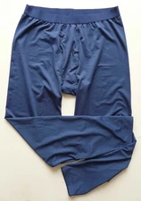 DEGREES OF COMFORT TERMAL MAN BLUE UNDERWEAR sz L NWOT
