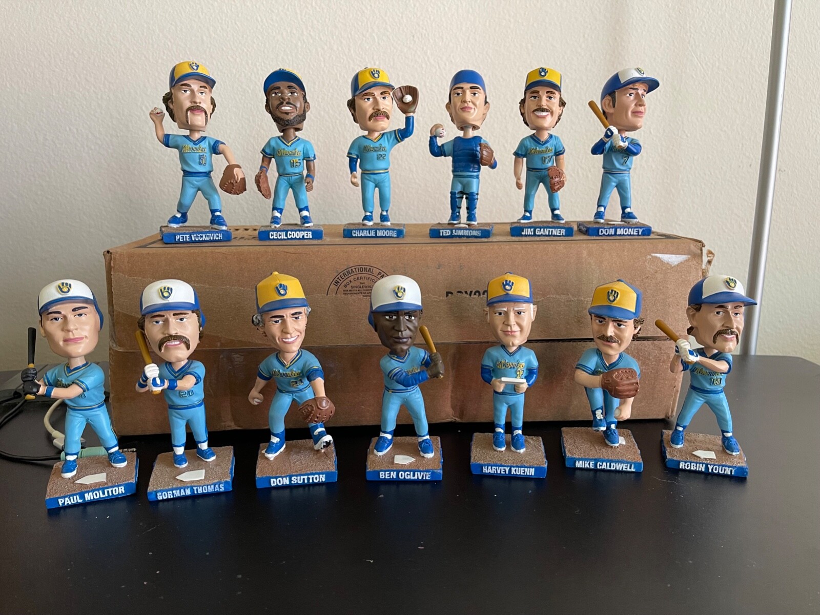 1982 Milwaukee Brewers Mini Bobbleheads Complete set!! ALL WITH BOXES!!Rare eBay