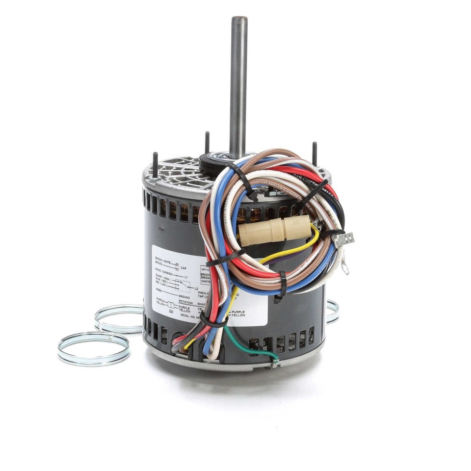 Marathon X004 Electric Motor 1/2 HP 1075 Rpm 1PH 115 Volt 48Y ...