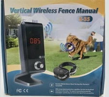 JUSTPET Vertical Wireless Dog Fence Pet Containment System Vibrate/Electric S-35