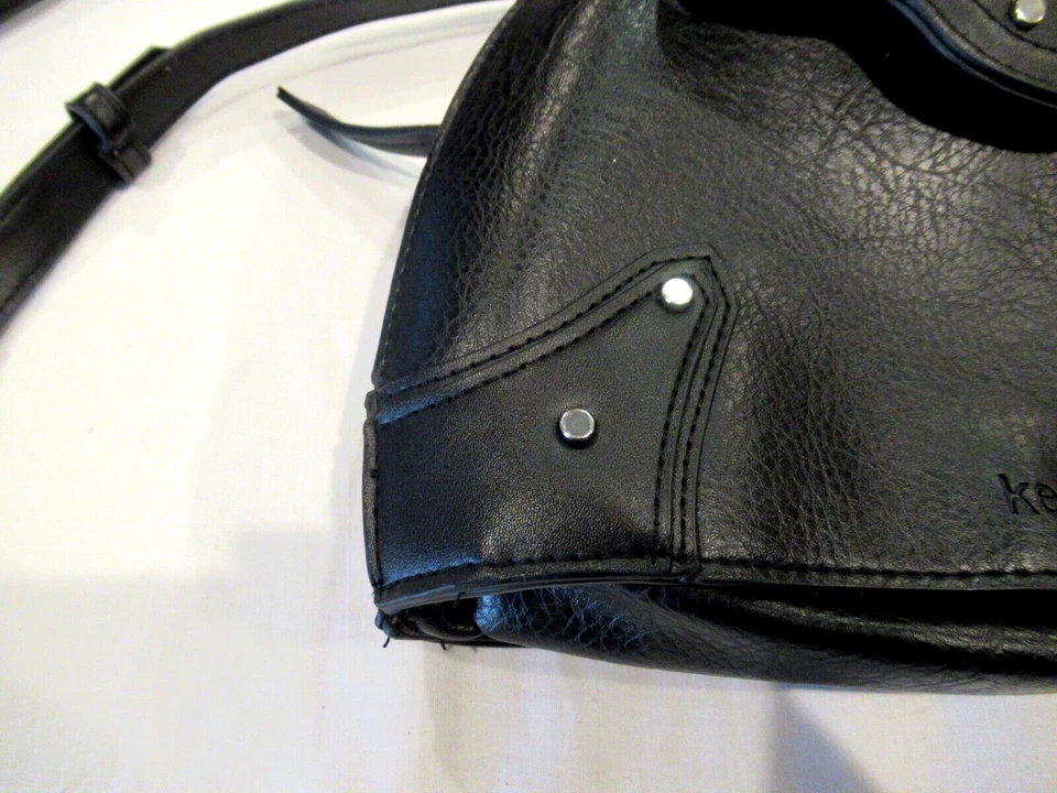 Сумочка через плечо Kensie черная кожа - Изображение 4 из 4