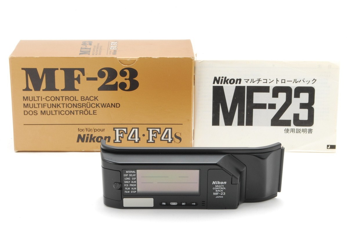 Nikon マルチコントロールバックMF-23 動作確認済み】Nikon F4 ＆ MF