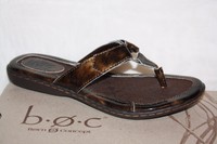 Boc By Born 'marion' Anthracite Dk Brown Slip On Thong Sandals Womens Sz 6 M Boc By Born 'marion' Anthracite Dk Brown Slip On Thong Sandals Womens Sz 6 M
