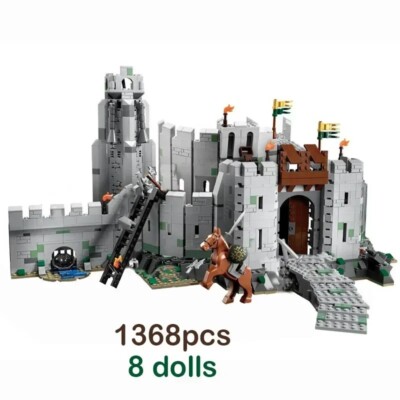1368pcs The Battle of Helm's Deep Building Blocks Assembling Fit 9474 Bricks Mod