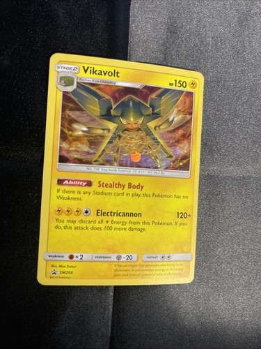 Vikavolt - SM208 - Sun & Moon Black Star Promo Holo Pokemon