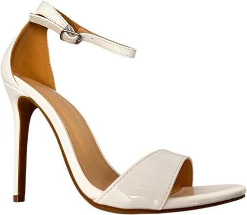 Women's Tampa Round Toe Single Band Ankle Strap Stiletto High Heel Sandals Tampa - Picture 48 of 80