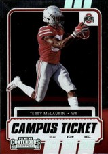 2021 Panini Contenders Draft Picks Terry McLaurin #34 Campus Ticket 12C