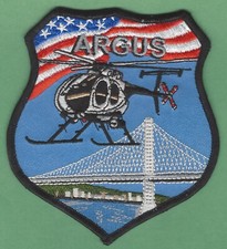 OAKLAND CALIFORNIA POLICE ARGUS HELICOPTER UNIT SHOULDER PATCH
