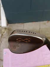 Snake Eyes 10/52 Forged Gap Wedge Golf Club Gunmetal RH 34.5"