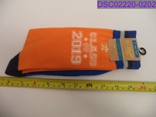 Qty 15 Pairs: Original Penguin Class of 2019 Socks Orange with Blue