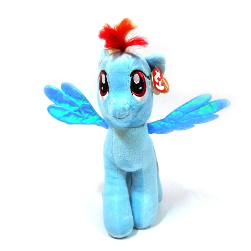 1PC BLUE 25CM MY LITTLE PONY SOFT DOLL PLUSH BEAR KID CHILD STUFFED ANIMALS TOY - image 2 of 4