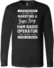 Ham Radio Operator Wife Shirt Ham Radio Shirt Wife Of Ham Radio T-Shirt
