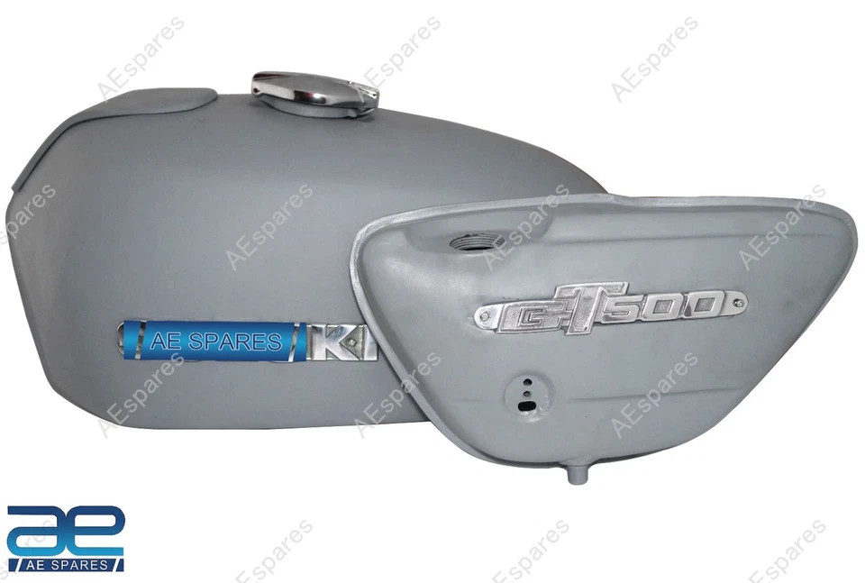 燃油气油箱带油箱适用于铃木 GT 500 摩托车 AE — 第 4/4 张图片