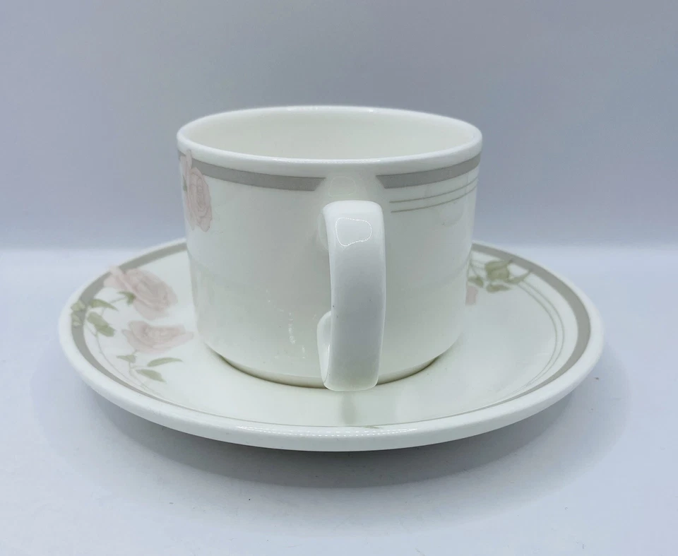 Royal Doulton - Twilight Rose - H5096 - Coffee Cup And Saucer - 111708G - Image 3 of 4