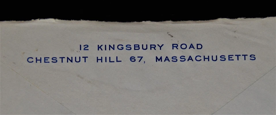 Vintage Cover,CHESTNUT HILL,MA, AIRMAIL,1969,"Smokie The Bear",To London SW-1,UK - Image 3 of 4