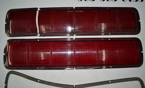 1968 Shelby GT Mustang: Rear Taillight Lenses and Side Marker Lights *Original* - Picture 2 of 6