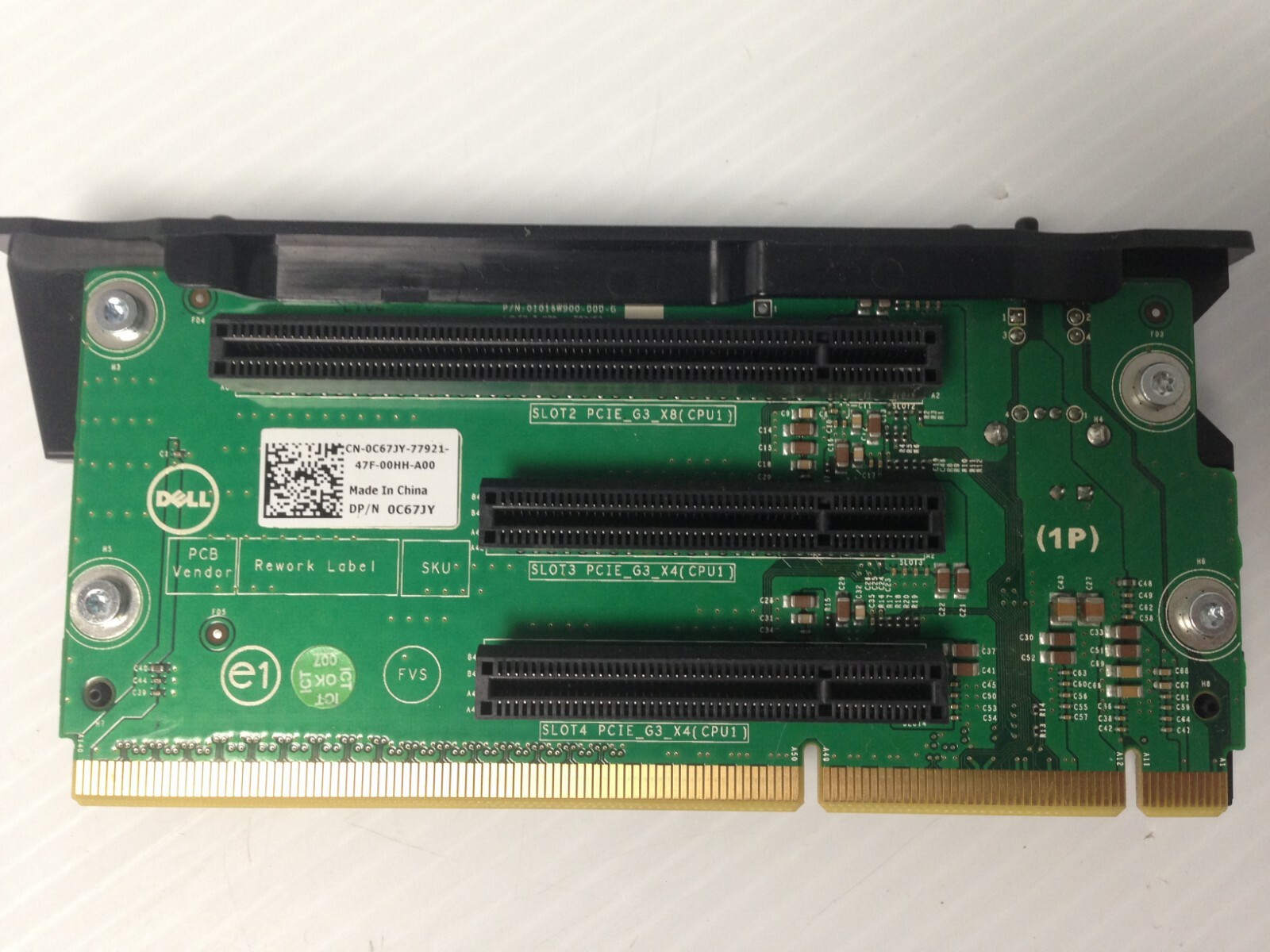Dell PowerEdge R520 SLT2-4-G3X8 Single Processor Riser 2 Card C67JY | eBay