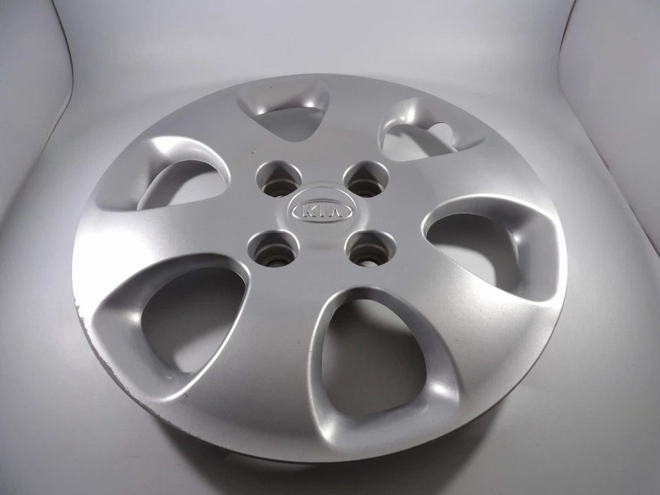 Tapacubos cubierta de una rueda 2004 2005 2006 2007 2008-2009 Kia Spectra 15" plateado OEM Foto 2 de 4
