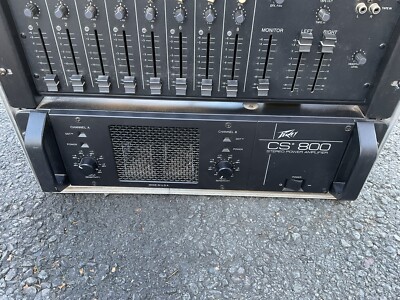 Vintage Peavey CS-800 Stereo Power Amplifier, Unity 1000 Mixer