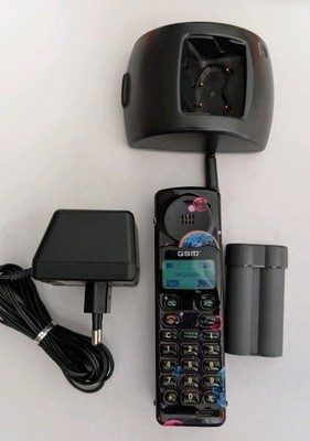 Siemens Handy S4 GSM Vintage mit Ladestation Einzelanfertigung Interstellar