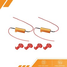 2 Pack 50W 10 ohm Load Resistor Fix LED Bulb Fast Flash Blink Error Code