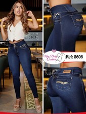 Skinny Jeans colombianos Bon Bon Up butt lifter high waist fashion push up 8606