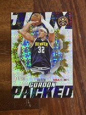 2025-26 NBA Hoops #JP-7 Aaron Gordon Jam Packed Light Burst Gold /50 - NUGGETS