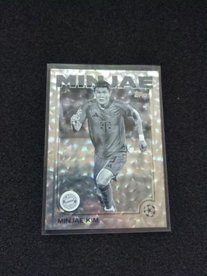 2024-25 Topps UCC - Minjae Kim - FC Bayern München - Black & White Icy   /150