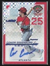 2025 Panini Prospect Edition Prizm Conor Essenburg #121 Red Power Auto 82/99