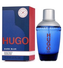 HUGO BOSS Dark Blue 75ml Men's EDT Spray New Sealed Box Dented