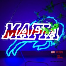 Buffalo Mafia Football Neon Signs for Wall Decor - Led - Business Neon Lights
