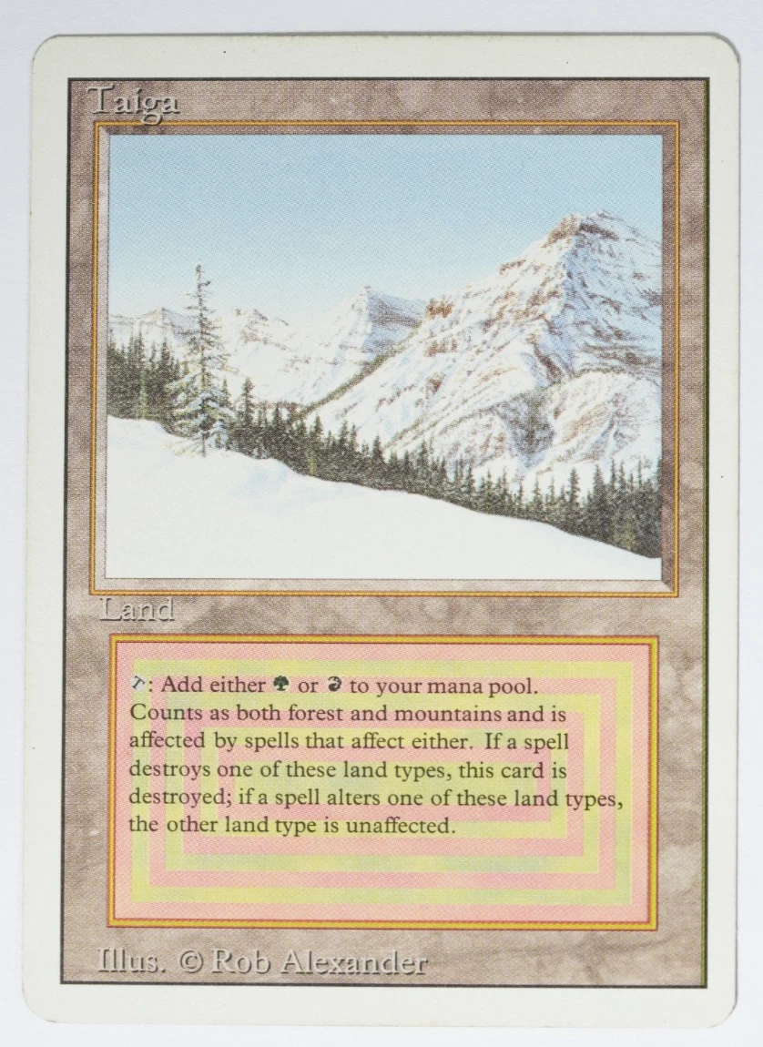 Dual Lands Land Magic: The Gathering Trading Card Games Revised