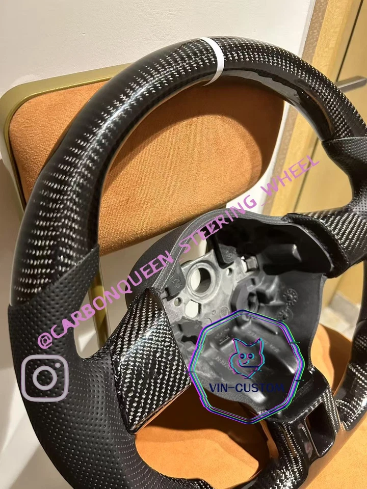  Volante FIBRA DE CARBONO PARA VW/MK6/Golf 6/Tiguan/Touran/Caddy/Polo/JETTA Foto 3 de 4