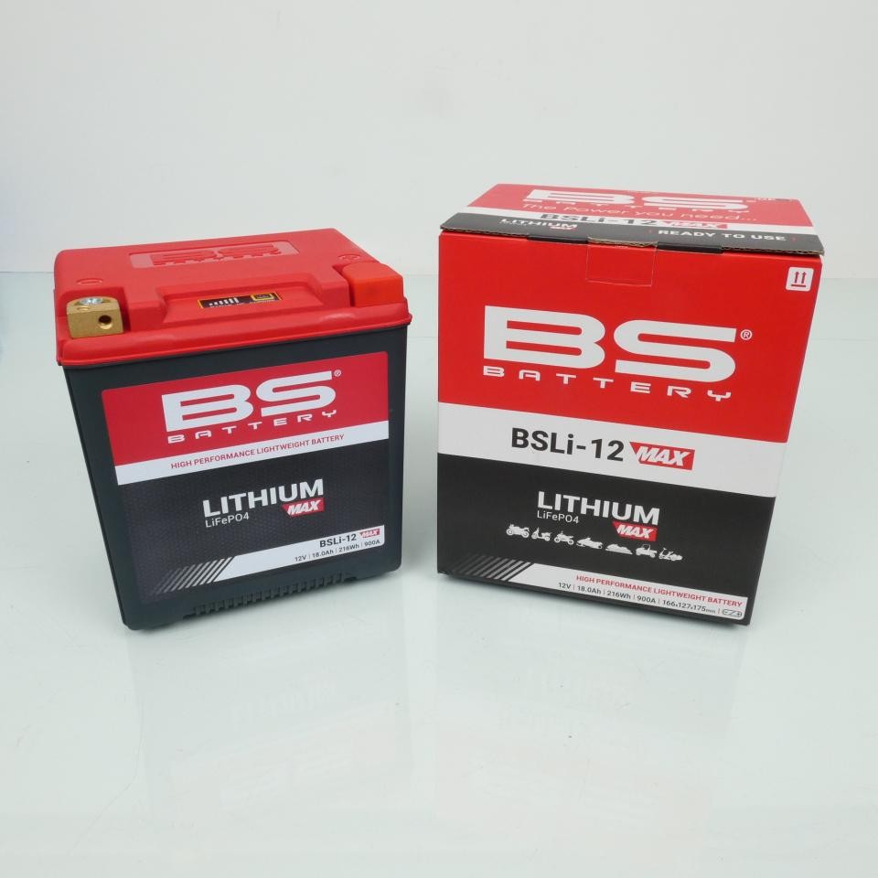 Batterie Lithium moto BMW R60 puissance de démarrage BSLi-12 stable