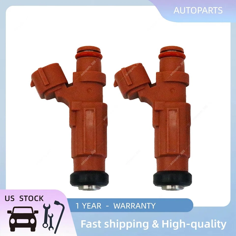 2x Fuel Injector 5YU-13761-00-00 For 2010-2014 Yamaha STRATOLINER DELUXE - Image 2 of 4