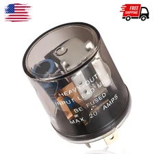 LED Flasher Relay, 12V Heavy Duty 2 Pin Electronic Turn Signal Light Relay