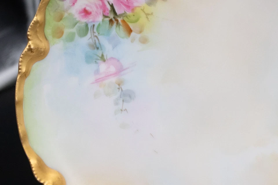 Vintage Lot of 5 Beautiful Floral Decorative Plates Some Haviland France - Image 4 of 4