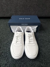 Cole Haan Men's GC Modern Perf Sneaker Optic White Peacock Size 13 WIDE