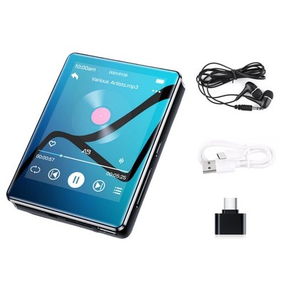 Multi-function 2.4'' Full-touch Screen MP3 Player FM Radio HiFi Lossless Sound