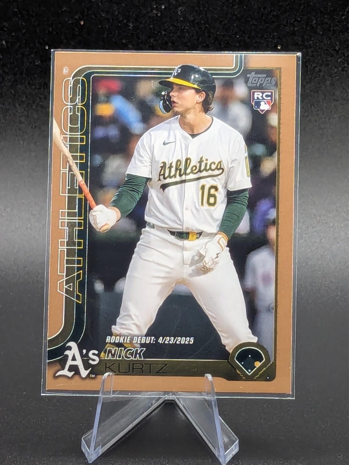 2025 Topps Update Series - Rookie Debut Nick Kurtz #US197 Gold /2025 (RC)