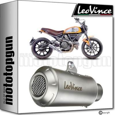 LEOVINCE EXHAUST LV-10 STEEL DUCATI SCRAMBLER 800 / FULL THROTTLE 2018 18