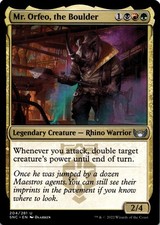 MTG Mr. Orfeo, the Boulder NON FOIL NM U 204 Streets of New Capenna