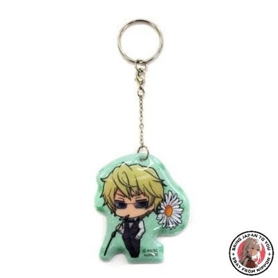 NEW [Movic] Anikuji Durarara!! x2 D-5 Prize Reflective Keychain Heiwajima Shizuo